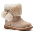Jumping Beans Coco Toddler Girls' Casual Boots, Size: 7 T, Lt Beige