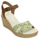 Crocs Leigh Ii Women's Wedge Sandals, Size: 7, Beige Oth