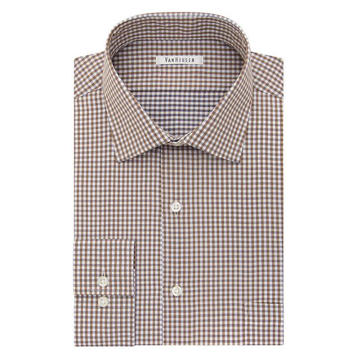 Big & Tall Van Heusen Flex-collar Dress Shirt, Men's, Size: 16.5 35/6t, Med Beige