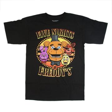Boys 8-20 Five Nights At Freddy's Lights Tee, Size: Small, Black
