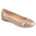 Journee Collection Trudy Women's Ballet Flats, Size: Medium (8), Dark Pink