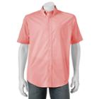 Big & Tall Croft & Barrow&reg; True Comfort Classic-fit Stretch Button-down Shirt, Men's, Size: 4xb, Med Orange