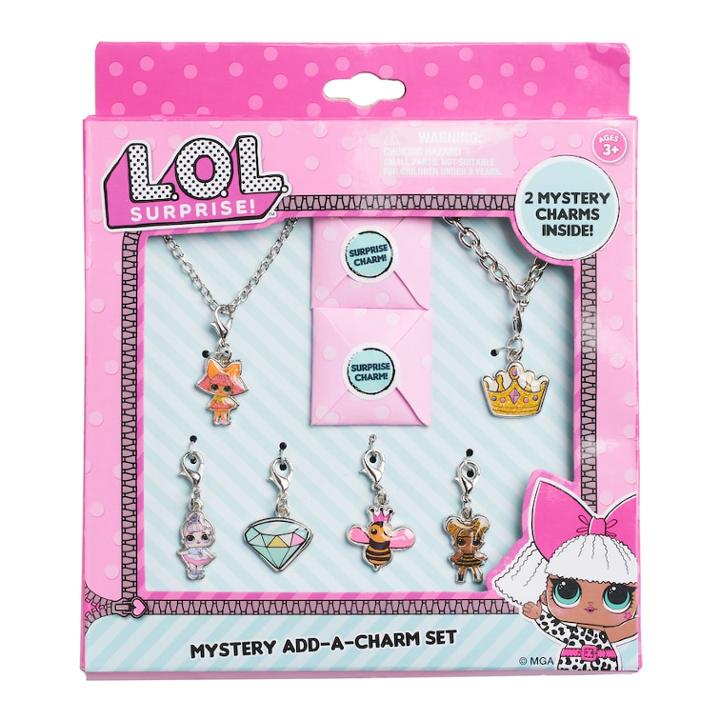 Girls 4-16 L.o.l. Surprise! Necklace, Bracelet & Charm Set, Pink