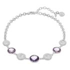 Dana Buchman Faceted Purple Stone Choker Necklace, Women's