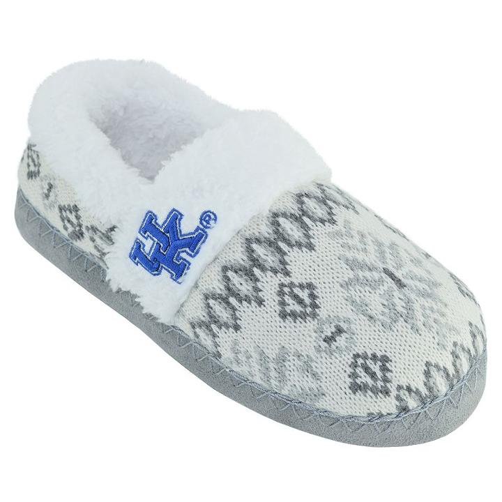 Women's Kentucky Wildcats Snowflake Slippers, Size: Large, Team