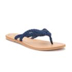 Women's Sonoma Goods For Life&trade; Braided Thong Sandals, Size: Small, Blue (navy)