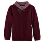 Boys 4-7x Sonoma Goods For Life&trade; Shawl Collar Pullover Sweater, Size: 7x, Med Red