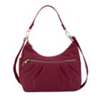 Travelon Anti-theft Signature Hobo Bag, Women's, Red