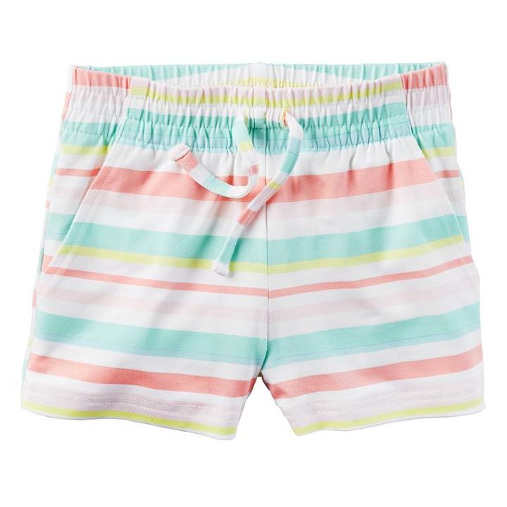 Toddler Girl Carter's Pull-on Printed Pattern Shorts, Size: 2t, Ovrfl Oth