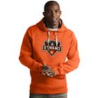 Men's Antigua Houston Dynamo Victory Logo Hoodie, Size: 3xl, Brt Orange