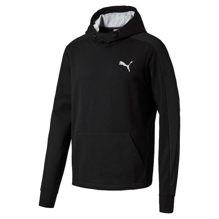 Men's Puma Pullover Hoodie, Size: Xl, Black