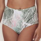 Women's Lc Lauren Conrad Beach Shop High-waist Brief Bottoms, Size: Large, Green