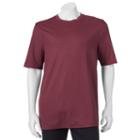 Big & Tall Croft & Barrow&reg; Classic-fit Easy-care Crewneck Tee, Men's, Size: Xl Tall, Red