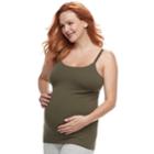 Maternity A:glow Nursing Cami, Women's, Size: L-mat, Green