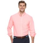 Big & Tall Izod Regular-fit Stretch End-on-end Button-down Shirt, Men's, Size: 4xb, Drk Orange
