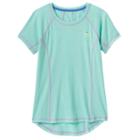 Girls 7-16 Fila Sport&reg; Contrast Stitch Thin Layer Tee, Girl's, Size: Xl(16), Turquoise/blue (turq/aqua)