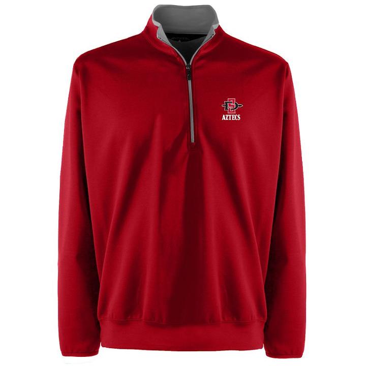 Men's San Diego State Aztecs 1/4-zip Leader Pullover, Size: Medium, Red