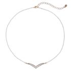 Lc Lauren Conrad Pave Arched Arrow Necklace, Women's, Gold