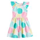 Girls 4-10 Jumping Beans&reg; Flutter Sleeve Skater Dress, Size: 4, White