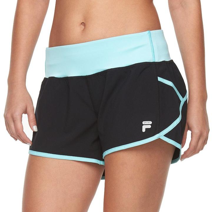 Women's Fila Sport&reg; Contrast Band Running Shorts, Size: Small, Oxford