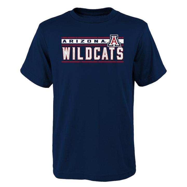 Boys' 4-18 Arizona Wildcats Regeneration Tee, Size: 16-18, Dark Blue