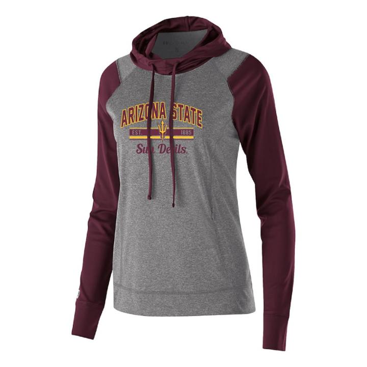 Women's Arizona State Sun Devils Echo Hoodie, Size: Medium, Dark Red