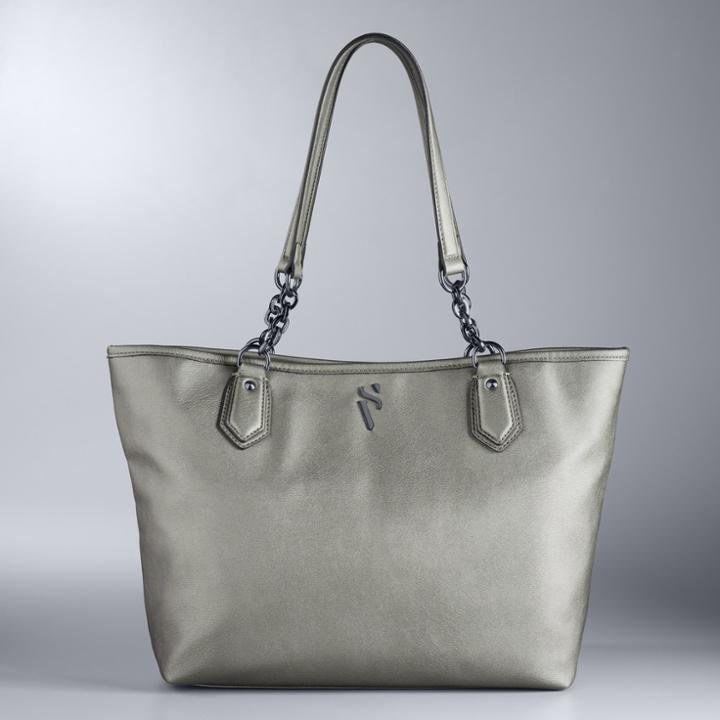 Simply Vera Vera Wang Signature Tote, Women's, Dark Brown