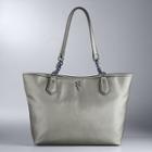 Simply Vera Vera Wang Signature Tote, Women's, Dark Brown