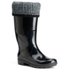 Kamik Lancaster Women's Waterproof Rain Boots, Size: Medium (9), Black