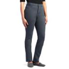 Petite Lee Monroe Classic Fit Straight-leg Jeans, Women's, Size: 14 Petite, Grey (charcoal)