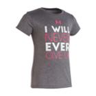 Girls 4-6x Under Armour I Will Never Ever Give Up Performance Tee, Size: 6x, Oxford