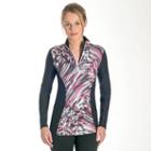 Women's Snow Angel Slimline Quarter-zip Top, Size: Xsml Av/rg, Pink Other