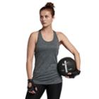 Women's Nike Dry Training Racerback Tank, Size: Medium, Grey (charcoal)