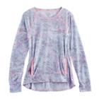 Girls 7-16 & Plus Size So&reg; Performance Crew Tee, Size: 16 1/2, Grey