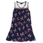 Girls 7-16 Lilt Lace Yoke Butterfly Shift Dress, Girl's, Size: 12, Blue (navy)