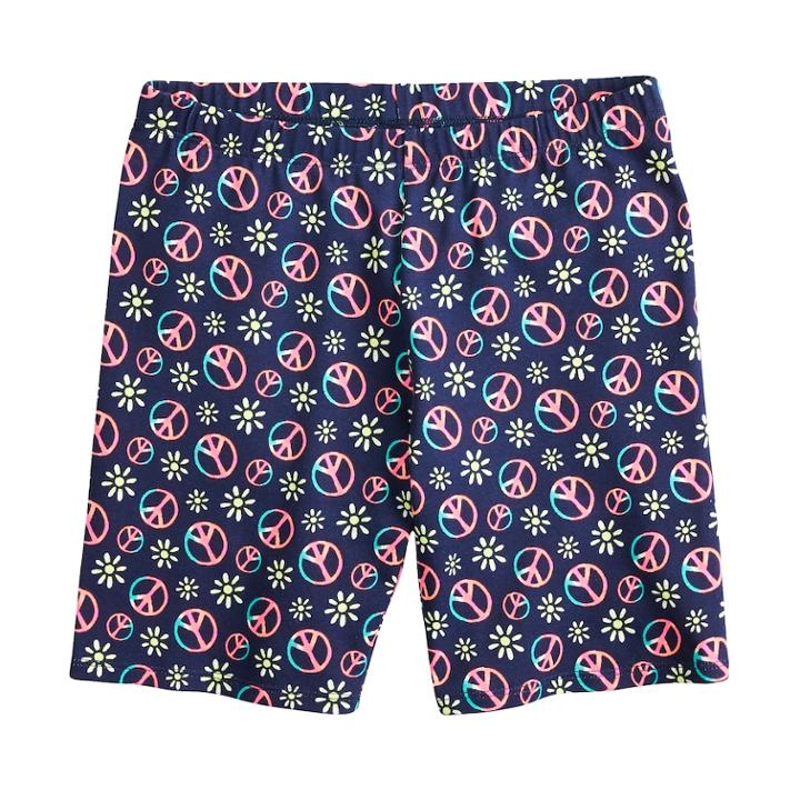 Girls 7-16 & Plus Size So&reg; Midi Bike Shorts, Size: 10, Dark Blue