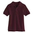 Boys 4-7 Chaps Pique School Uniform Polo, Boy's, Size: Small, Dark Red