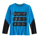Boys 4-7x Star Wars A Collection For Kohl's Pieced Sleeve Tee, Size: 7, Blue