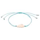 Lc Lauren Conrad Cloud Link & Aqua Thread Adjustable Bracelet, Women's, Blue