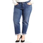 Plus Size Levi's Boyfriend Jeans, Women's, Size: 22 W, Med Blue