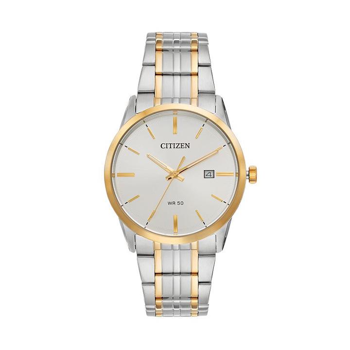 Citizen Men's Two Tone Stainless Steel Watch - Bi5004-51a, Size: Large, Multicolor