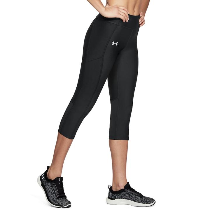 Women's Under Armour Speed Stride Capri Leggings, Size: Large, Black