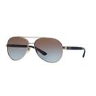 Vogue Vo3997s 58mm Casual Chic Aviator Gradient Sunglasses, Women's, Silver