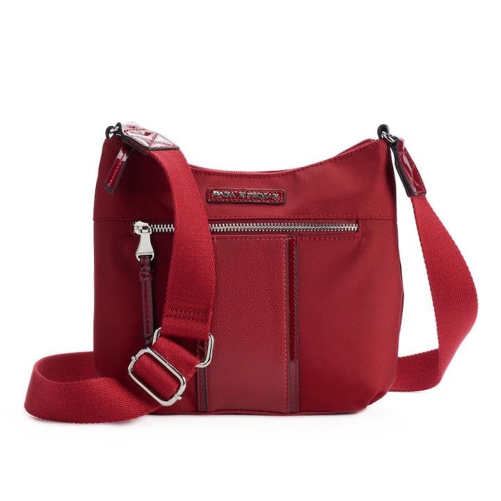 Dana Buchman Scoop Crossbody Bag, Women's, Dark Pink