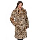 Excelled Cheetah Faux-fur Coat, Women's, Size: Xl, Multicolor
