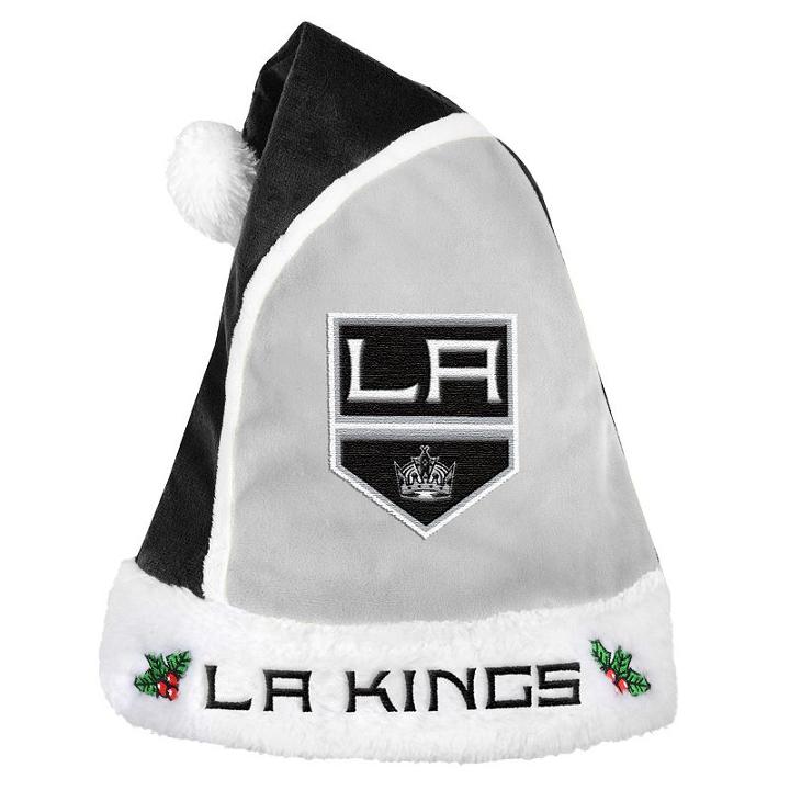 Adult Los Angeles Kings Santa Hat, Black