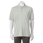 Men's Pebble Beach Classic-fit Textured Performance Golf Polo, Size: Large, Light Grey