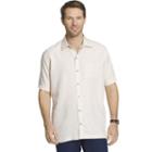 Big & Tall Van Heusen Classic-fit Grid Button-down Shirt, Men's, Size: Xxl Tall, Natural