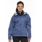Women's Columbia Rain To Fame Hooded Rain Jacket, Size: Xl, Drk Purple