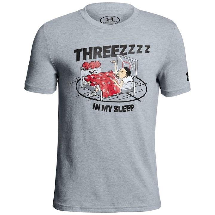 Boys 8-20 Under Armour Sc30 Curry Tee, Size: Small, Med Grey
